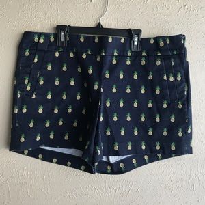 Pineapple shorts -JCrew Factory